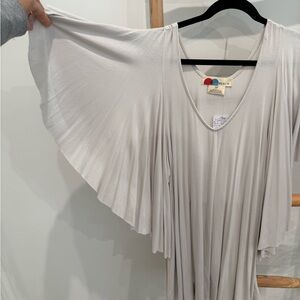 Free People Beach Flowy Dress cover up color cloud